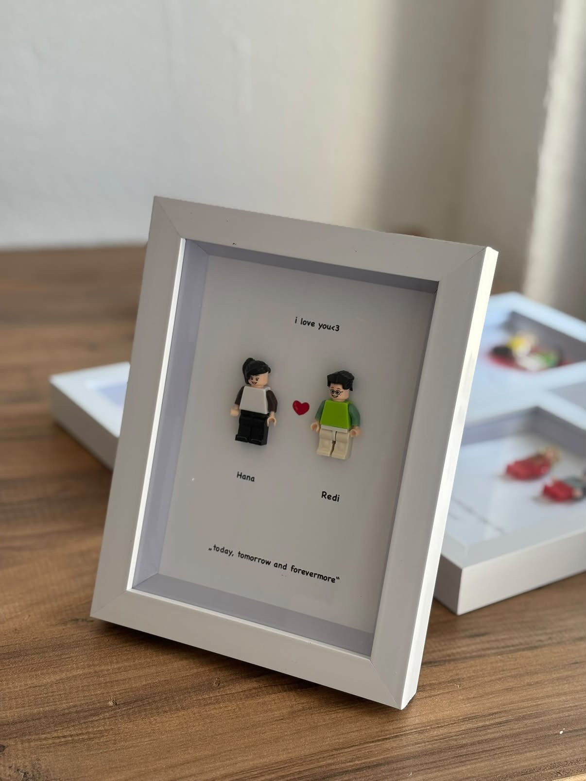 Завршена MiniBrick изработка — рамка за двајца